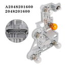 2007-2010 Mercedes W204 C-Class Left+Right Pair Tail Lamp Bulb Holder with Bulbs A2048201500 A2048201600-48