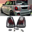Mini R56 R57 R58 R59 Cooper S 2007-2015 L&R LED Tail lights Lamps Smoked Housing 63212751307 63217255911-1