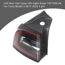 2017-2023 Tesla Model 3 / Model Y Left +Right Rear Tail Lamp LED Light 1077399-00 1077398-00-17