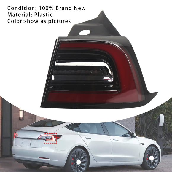 2017-2023 Tesla Model 3 / Model Y Left +Right Rear Tail Lamp LED Light 1077399-00 1077398-00