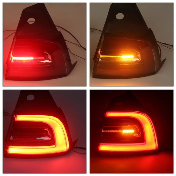 2017-2023 Tesla Model 3 / Model Y Left +Right Rear Tail Lamp LED Light 1077399-00 1077398-00