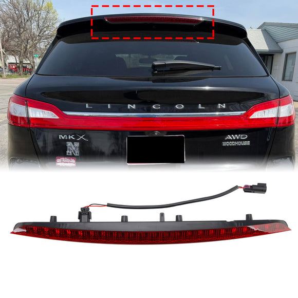 2016-2018 Lincoln MKX Rear High Mount Brake Light Red Lens FA1Z-13A613-AB FA1Z13A613AB