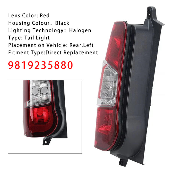 2018-2026 Vauxhall Combo Left+Right Side Rear Tail Light Back Lamp 9819235880 9820554880