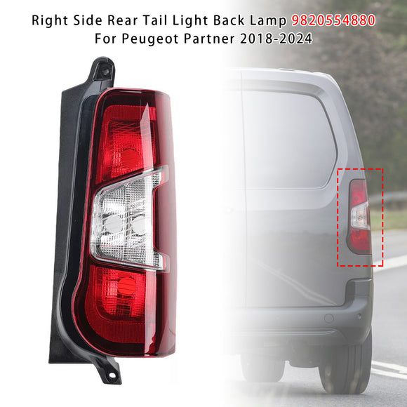 2018-2026 Vauxhall Combo Left+Right Side Rear Tail Light Back Lamp 9819235880 9820554880