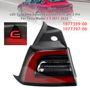 2017-2023 Tesla Model 3/Y LED-achterlicht Buitenachter links + rechts achterlicht 3-pins 1077399-00 1077397-00-25