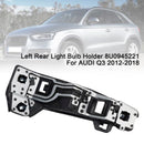 2012-2018 AUDI Q3 vasen+oikea takalampun pidike 8U0945221 8U0945222-26
