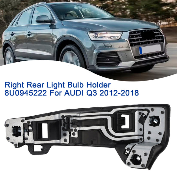 2012-2018 AUDI Q3 vasen+oikea takalampun pidike 8U0945221 8U0945222