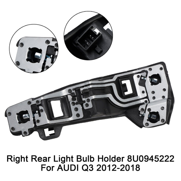 2012-2018 AUDI Q3 vasen+oikea takalampun pidike 8U0945221 8U0945222