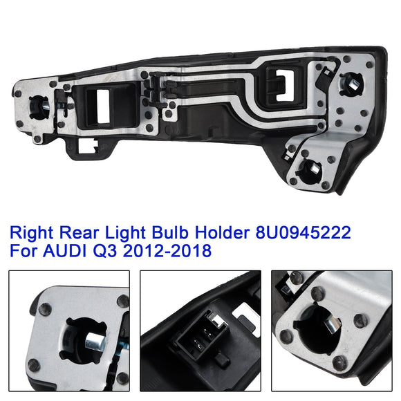2012-2018 AUDI Q3 vasen+oikea takalampun pidike 8U0945221 8U0945222