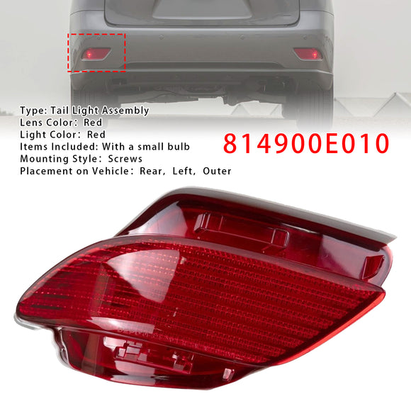 Links + Rechts Hinterer Stoßstangenreflektor 814900E010 814800E010 Für Lexus RX350 RX450h 2010-2015 USA