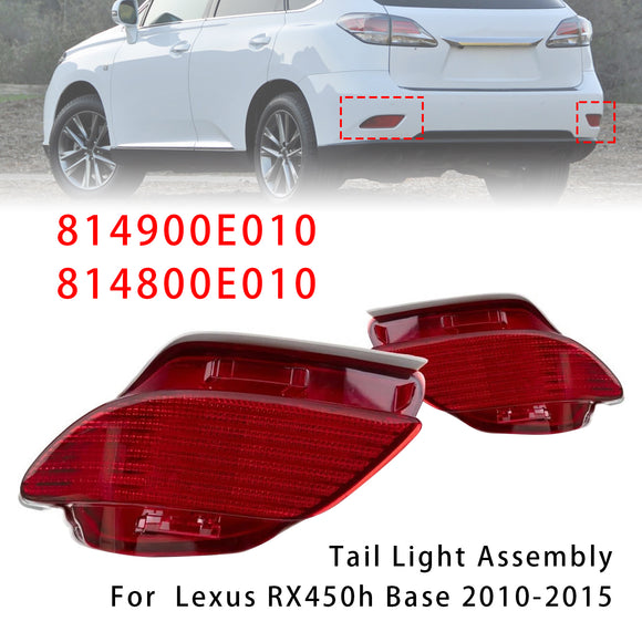 Links + Rechts Hinterer Stoßstangenreflektor 814900E010 814800E010 Für Lexus RX350 RX450h 2010-2015 USA