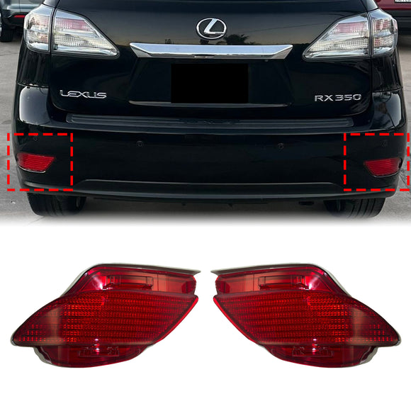 Links + Rechts Hinterer Stoßstangenreflektor 814900E010 814800E010 Für Lexus RX350 RX450h 2010-2015 USA