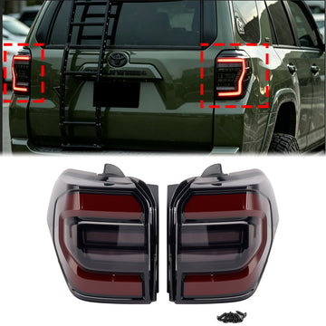 Toyota 4Runner 2010-2024 2PCS LED Tail Lights Animation Sequential Rear Lamps