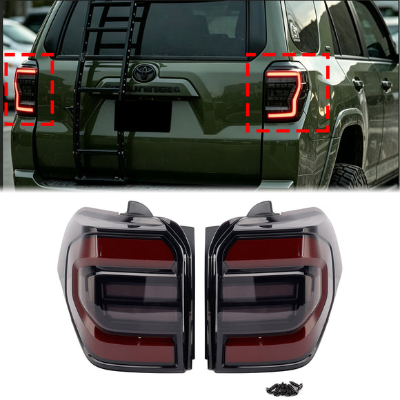 Toyota 4Runner 2010-2024 2kpl LED-takavalot animaatiosarja takavalot