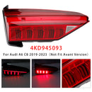 2019-2023 Audi A6 C8 4PCS Left Right Outer Inner LED Tail Light Assembly 4KD945093 4K5945093-49