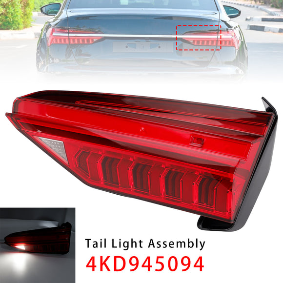 2019-2023 Audi A6 C8 4PCS Left Right Outer Inner LED Tail Light Assembly 4KD945093 4K5945093
