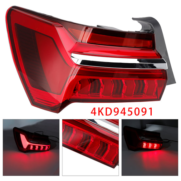 2019-2023 Audi A6 C8 4PCS Left Right Outer Inner LED Tail Light Assembly 4KD945093 4K5945093