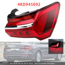 2019-2023 Audi A6 C8 4PCS Left Right Outer Inner LED Tail Light Assembly 4KD945093 4K5945093-114
