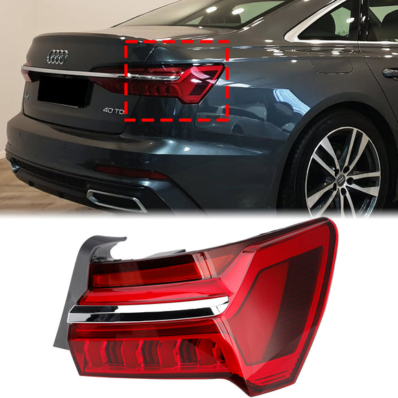 2019-2023 Audi A6 C8 4PCS Left Right Outer Inner LED Tail Light Assembly 4KD945093 4K5945093