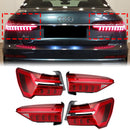 2019-2023 Audi A6 C8 4PCS Left Right Outer Inner LED Tail Light Assembly 4KD945093 4K5945093-1