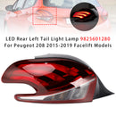 2015-2019 Peugeot 208 Facelift-modellen LED achterlicht links + rechts achterlichtlamp 9825601280 9810343080-38