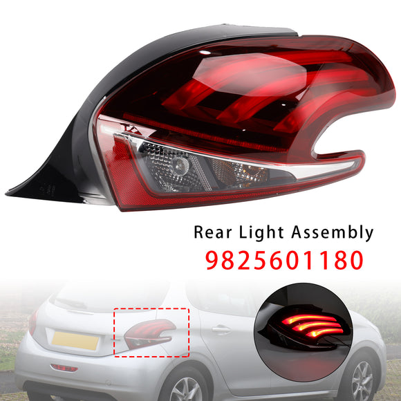 2015-2019 Peugeot 208 Facelift-modellen LED achterlicht links + rechts achterlichtlamp 9825601280 9810343080