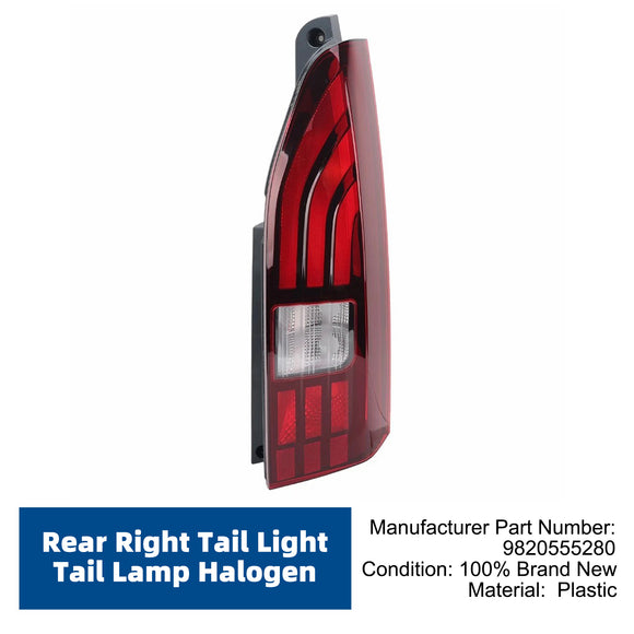 Achterlicht links + rechts achterlicht halogeen voor Peugeot Partner Rifter 18-2023