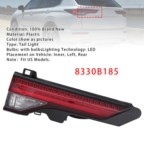 2022-2024 Mitsubishi Outlander Links + Rechts Achterrem Achterlicht 8330B185 8330B186