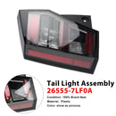 2025-2026 Nissan retrocede a luz exterior 26555-7LF0A 26550-7LF0A da cauda-17
