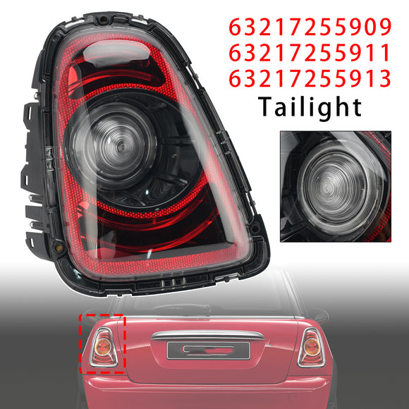 2010-2015 MINI R56/R57 LCI/R58/R59 Takana vasen+oikea takalamppu Black Line -jälkiasennussarja 63217255909 63217255911