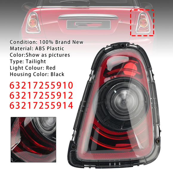 2010-2015 MINI R56/R57 LCI/R58/R59 Takana vasen+oikea takalamppu Black Line -jälkiasennussarja 63217255909 63217255911