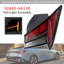 2021-2024 Hyundai Elantra Left+Right Outer Tail Light Brake 92401-AB100 92402-AA120 92402-AA120-56