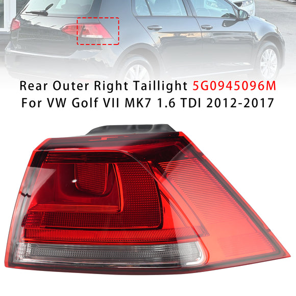 2012-2017 VW Golf VII MK7 1.6 TDI Achterbuiten links + rechts achterlicht 5G0945095M 5G0945096M