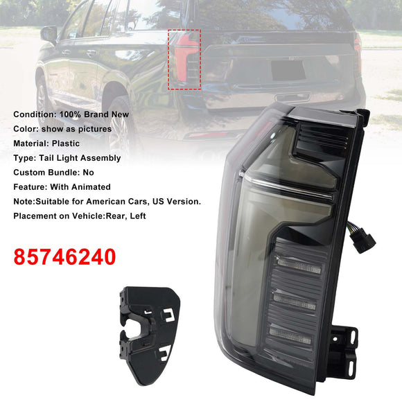 2025-2027 Chevy Suburban Tahoe Conjunto de luz trasera izquierda+derecha 85746240 85746241