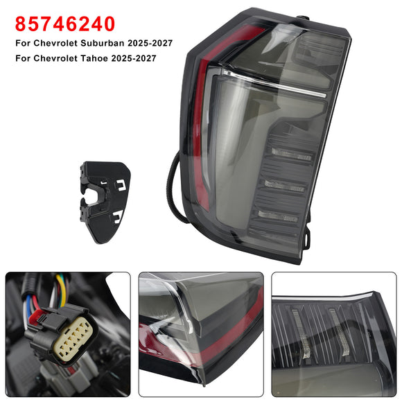 2025-2027 Chevy Suburban Tahoe Conjunto de luz trasera izquierda+derecha 85746240 85746241