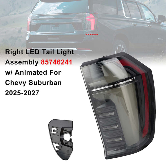 2025-2027 Chevy Suburban Tahoe Conjunto de luz trasera izquierda+derecha 85746240 85746241