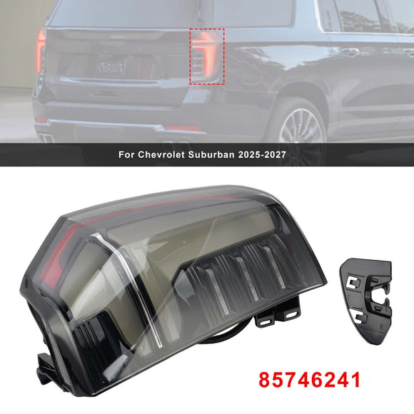 2025-2027 Chevy Suburban Tahoe Conjunto de luz trasera izquierda+derecha 85746240 85746241