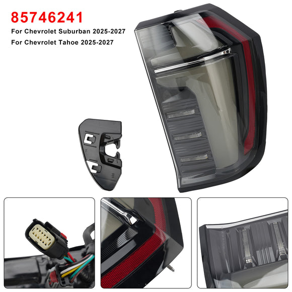 2025-2027 Chevy Suburban Tahoe Conjunto de luz trasera izquierda+derecha 85746240 85746241