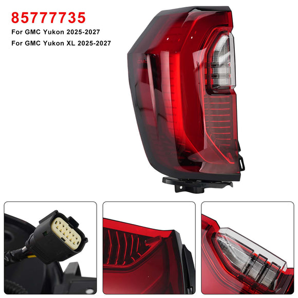 2025-2027 GMC Yukon/Yukon XL Conjunto de luz traseira LED esquerda + direita 85777735 85777736