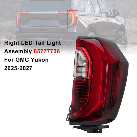 2025-2027 GMC Yukon/Yukon XL Conjunto de luz traseira LED esquerda + direita 85777735 85777736