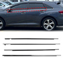 2009-2016 Toyota Venza 4pcs Chrome Outside Window Moulding Weatherstrip Seal 757120T010 75712-0T010-1