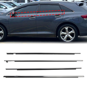 2009-2016 Toyota Venza 4kpl kromi ulkoikkunan listaus tiiviste 757120T010 75712-0T010