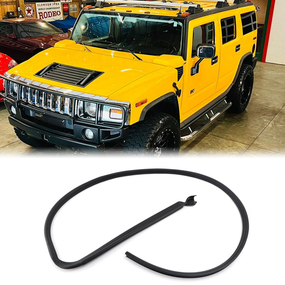 Hummer H2 2003-2009 Left+Right Door Upper Auxiliary Weatherstrip 25868657 25868658