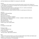 Hummer H2 2003-2009 Linker+rechter deur bovenste extra tochtstrip 25868657 25868658-27