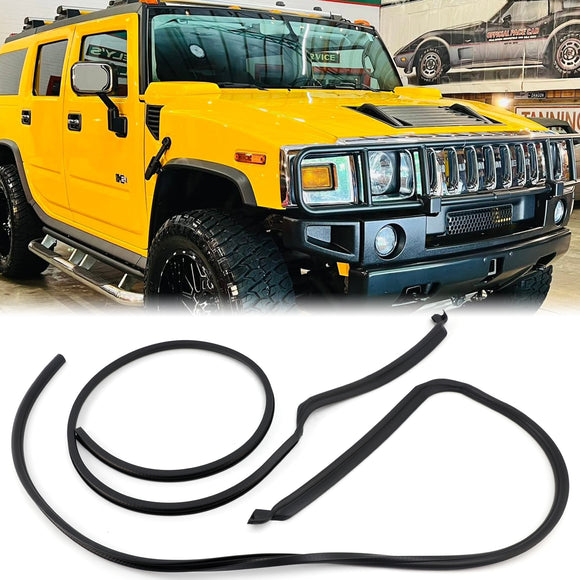 Hummer H2 2003-2009 Left+Right Door Upper Auxiliary Weatherstrip 25868657 25868658