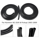 Hummer H2 2003–2009, 4 Stück vorne hinten links rechts Tür Gummidichtung Dichtungsstreifen 25910529 25977404-45