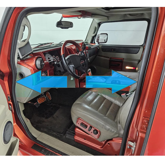 Hummer H2 2003–2009, 4 Stück vorne hinten links rechts Tür Gummidichtung Dichtungsstreifen 25910529 25977404