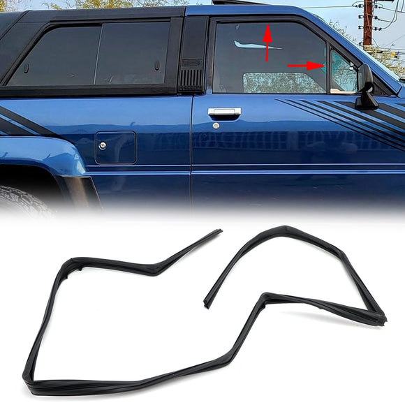 Toyota 4Runner 1985-1989 Front Door Glass Run Channel With Vent 68141-89108 6814189108