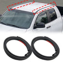 2007-2020 Toyota Tundra Double Cab 2PCS Roof Drip Molding Weatherstrips 75551-0C050 75552-0C050-1
