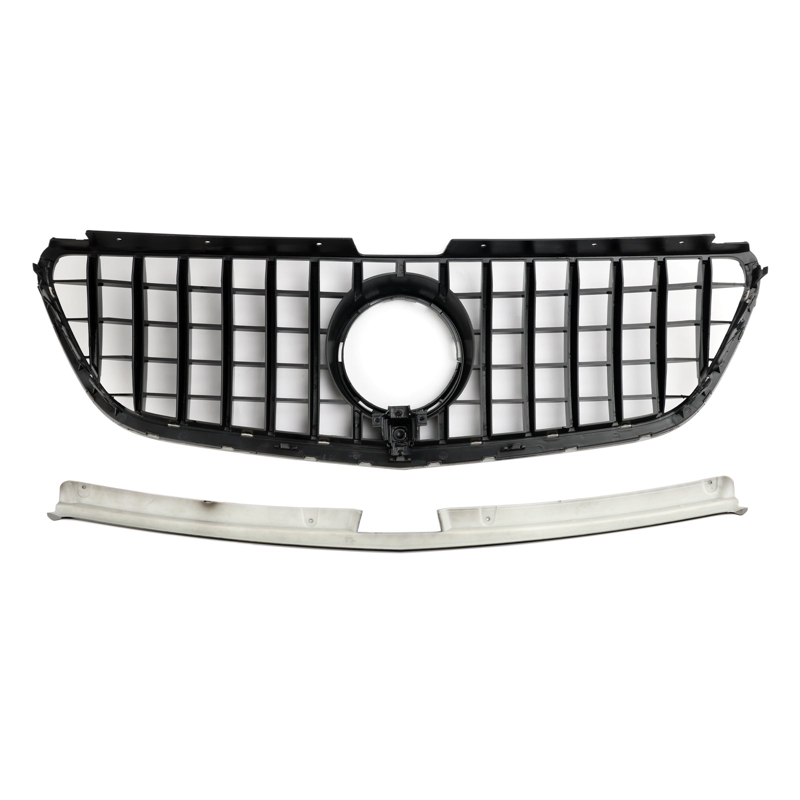 Grille de pare-chocs avant de style GT Mercedes Benz Vito W447 111CDI 114CDI 116CDI 119CDI 2015-2019 Grille noire brillante